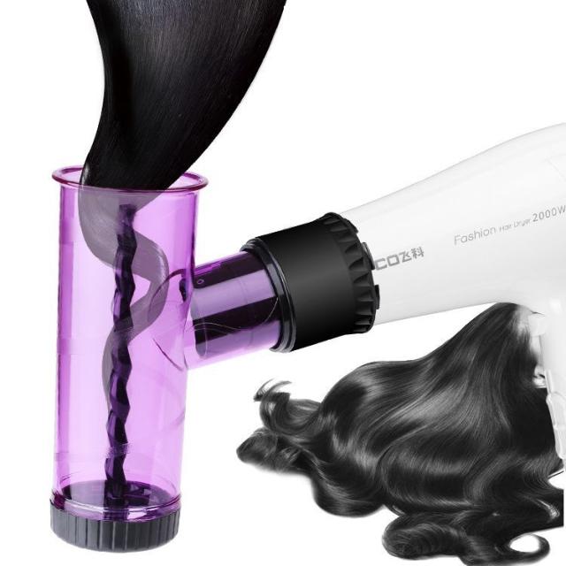 ドライヤーアタッチメント 巻き髪メーカー ヘアドライヤー用