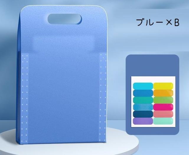 ドキュメントファイル ファイル 13ポケット A4 アコーディオン式 書類 