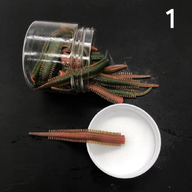 ソフトルアー ワーム 20本セット 疑似餌 虫 釣り具 フィッシング つり