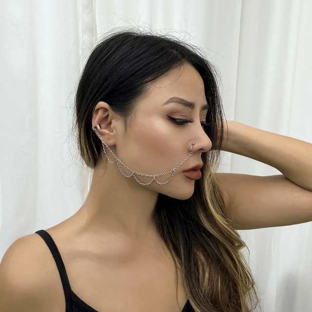 すぐ届く☆ZARA  フェイクパール付きイヤーカフピアスセット BLAZE（手芸） イヤーカフ ビジュー ゴールド パール BLAZE
