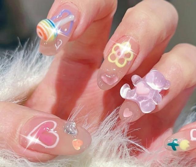 ネイル用3Dパーツ10個セット （10 個 3D うかっ 蝶爪用合金蝶合金蝶） 