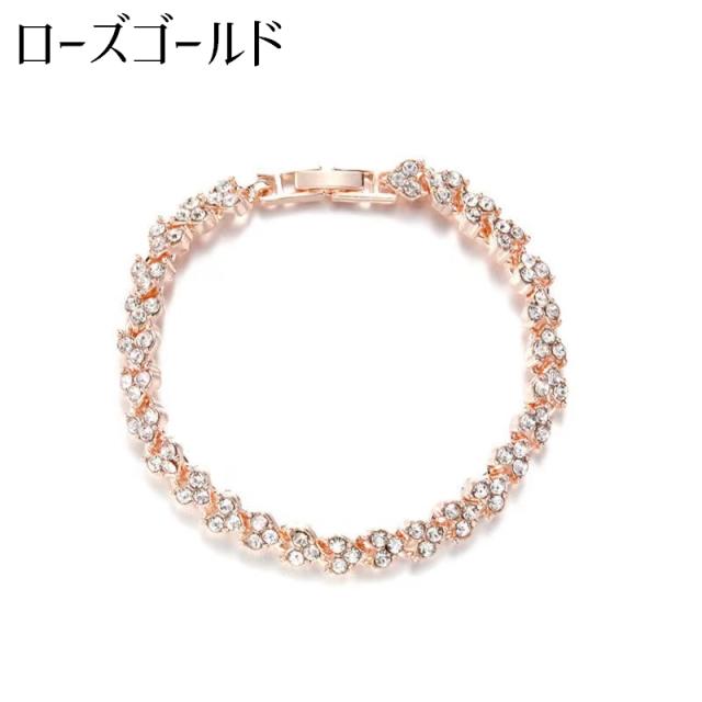 ブレスレット レディース 女性 アクセサリー ハート型 シルバーカラー 