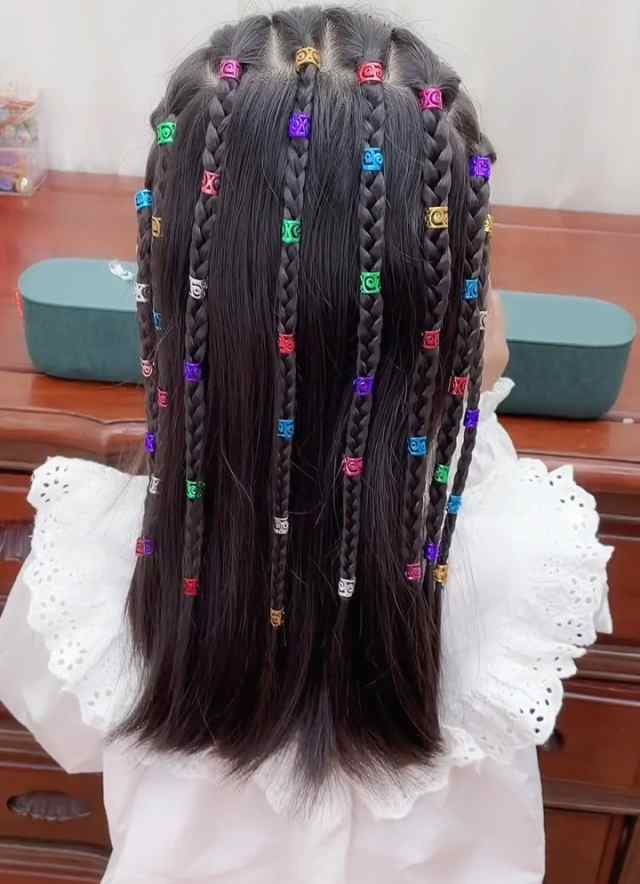 ヘアリング ブレイズビーズ 100個セット キッズ 子供 ヘアアクセサリー カフ ドレッド コーンロウ セネガルツイスト 髪飾りの通販はau PAY  マーケット - プラスナオ | au PAY マーケット－通販サイト