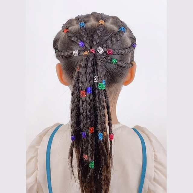 ブレイズヘアアクセサリー☆キッズダンス　Bガール　　⬜100