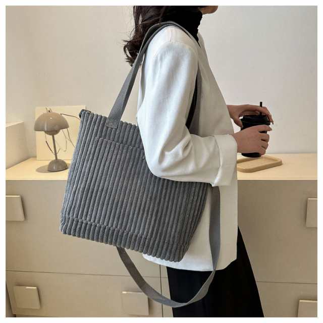 2WAY トートバッグ ショルダーバッグ レディース bag 鞄 コーデュロイ