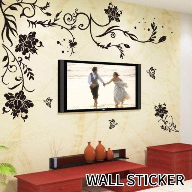 ウォールステッカー ウォールシール 壁ステッカー 壁紙シール 花