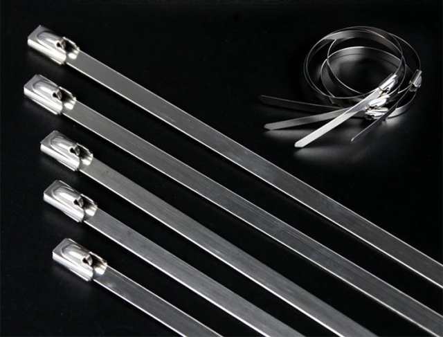 ステンレス結束バンド 10本セット 200mm 300mm 幅4.6mm ケーブル
