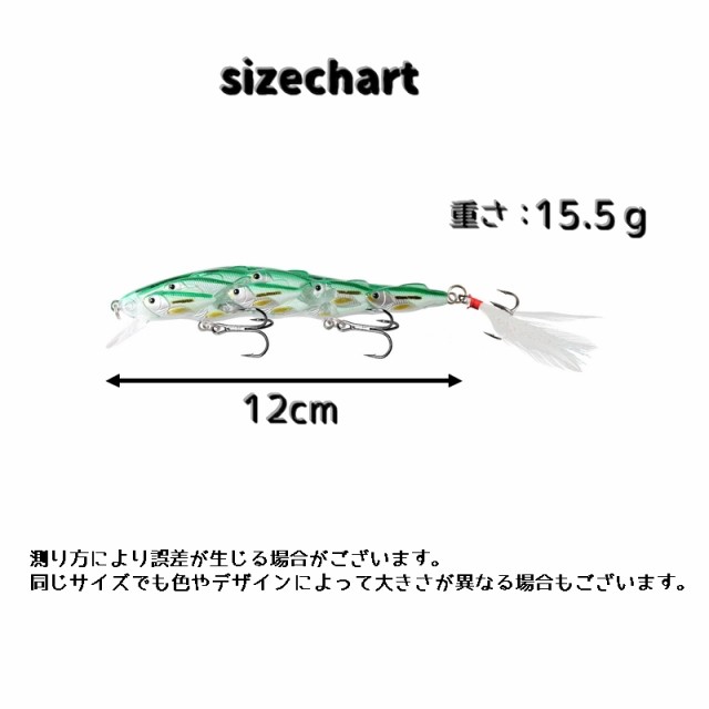 ジグミノー フローティングミノー ハードルアー フィッシング 釣り 魚群ルアー スカート付き ソルトルアー 青物 小魚の群れ ヒの通販はau PAY  マーケット - プラスナオ | au PAY マーケット－通販サイト