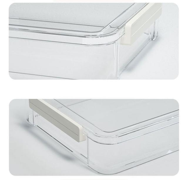 書類収納ケース A4サイズ 蓋付き クリア 透明 浅型 深型 保管