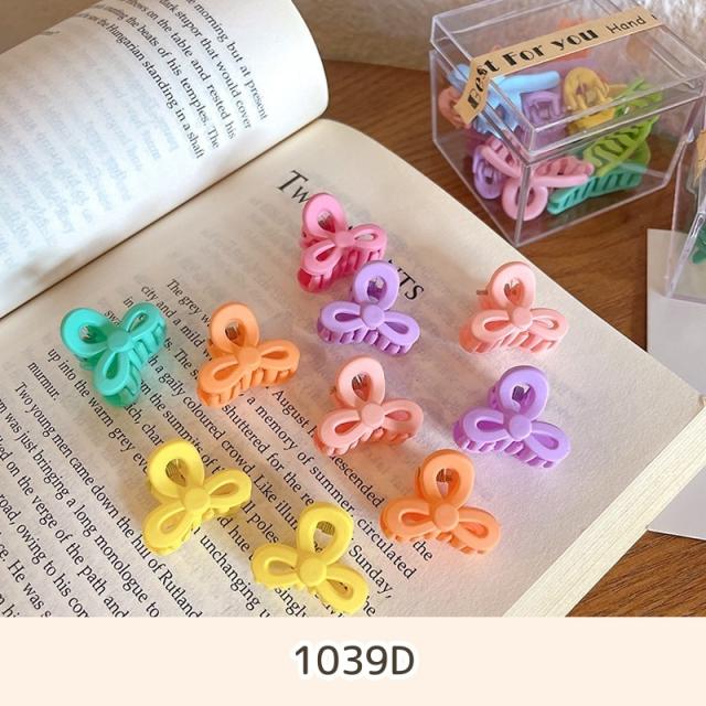 ミニヘアクリップ 10個入り ヘアクリップ ミニクリップ キッズ