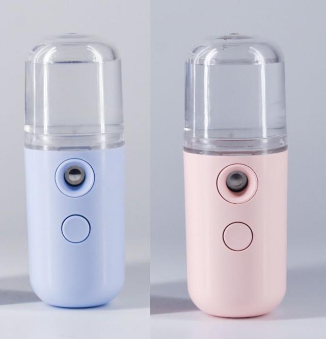ハンディ ミスト フェイススチーマー 30ml 充電式 美顔器 美容器 保湿