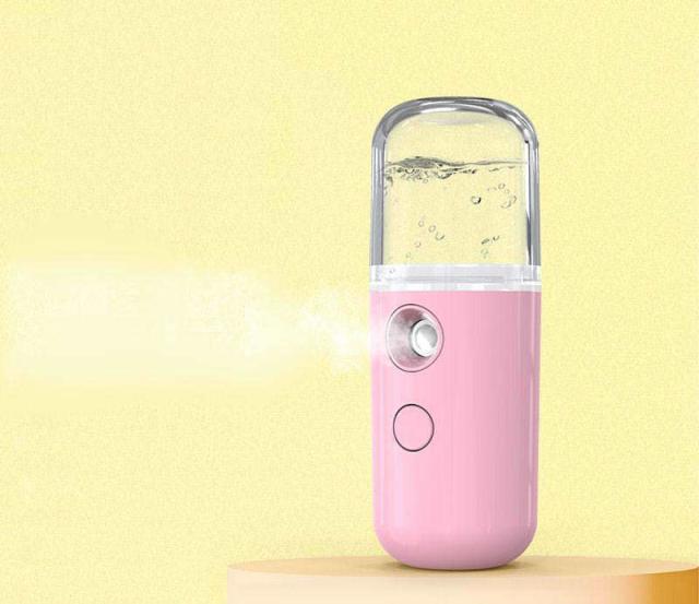 ハンディ ミスト フェイススチーマー 30ml 充電式 美顔器 美容器 保湿