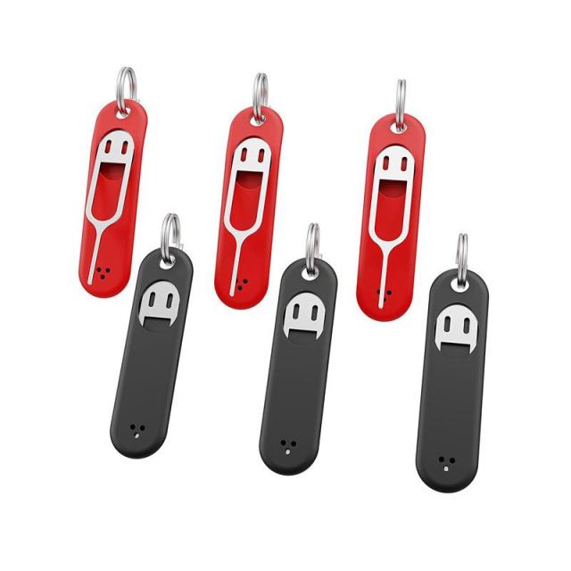 simカード取り出し用ピン ケース付き リング付き カードスロット