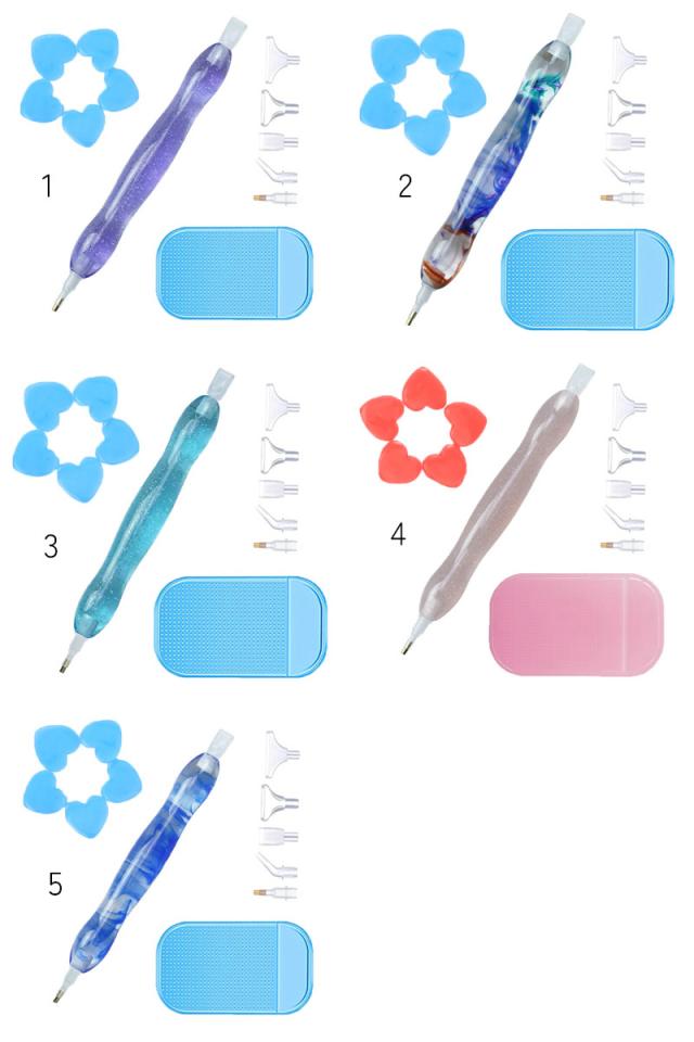 ダイヤモンドアートペンセット 12点セット 工作ペン ハンドメイド用品