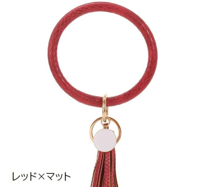 キーホルダー キーリング バッグチャーム ブレスレット タッセル