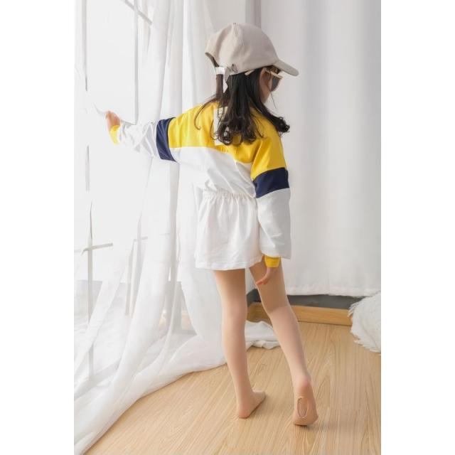 バレエタイツ キッズ ジュニア 子供 女の子 ガールズ 穴あき タイツ