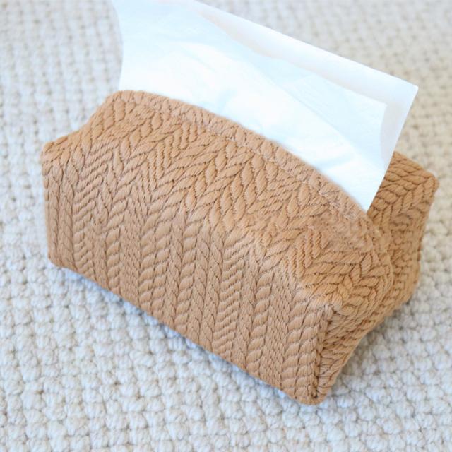 ハンドメイド□ソフトパック□ティッシュカバー□北欧風□森のクマさん