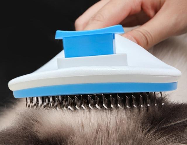 スリッカーブラシ ピンブラシ ペット用 猫用 犬用 ネコ イヌ