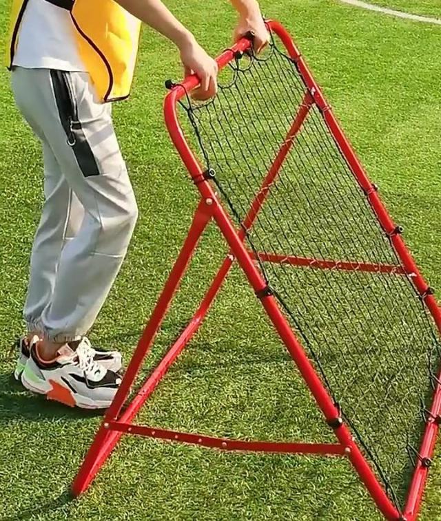 リバウンドネット サッカー シュート練習用 ゴールネット トレーニングネット 1m 自主練 壁打ち 持ち運び フットサル リターンネット 角度調節可 リバウンドネット サッカー シュート練習用 ゴールネット トレーニング