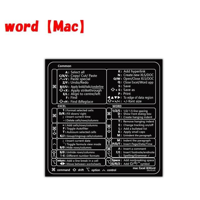 ショートカットキー ステッカー パソコンアクセサリー シール