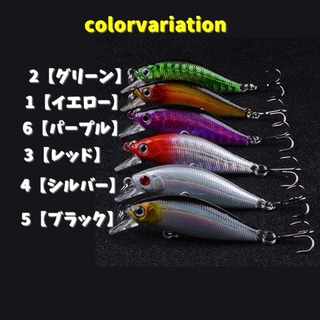 ハードルアー ミノー プラグ リップ付き フィッシング 釣り用品 釣り具