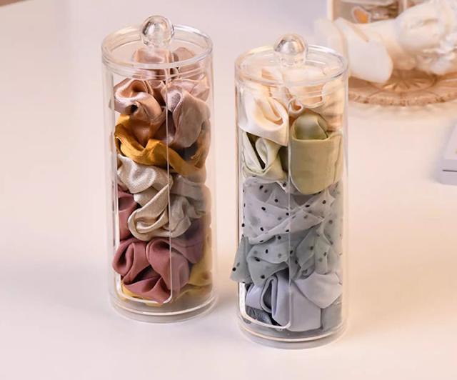 シュシュ収納ケース 単品 1個 ヘアアクセサリー収納 シュシュホルダー