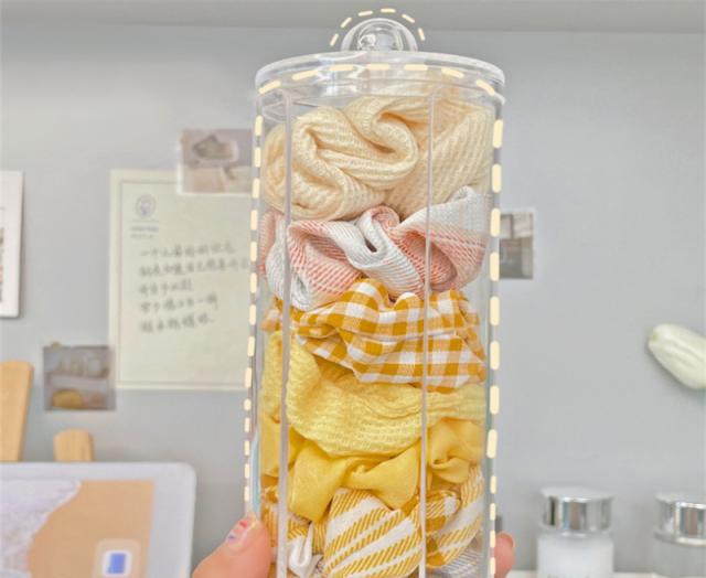 シュシュ収納ケース 単品 1個 ヘアアクセサリー収納 シュシュホルダー
