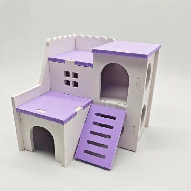 小動物用ハウス ハムスターハウス ハムスターケージ 組み立て式