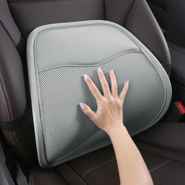 車用背もたれクッション シートクッション アーチ型 カーブ メッシュ