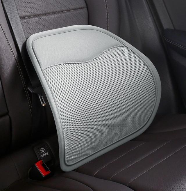 車用背もたれクッション シートクッション アーチ型 カーブ メッシュ