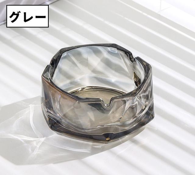 灰皿 アクセサリートレイ ガラス製 喫煙具 小物入れ キャンドル