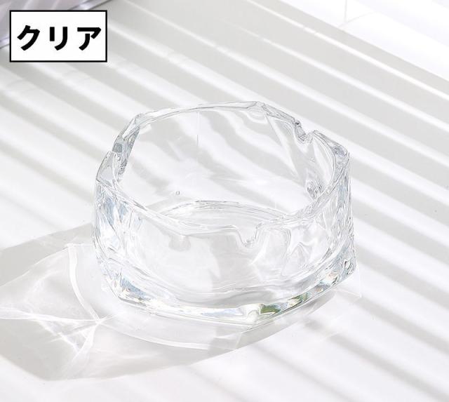 灰皿 アクセサリートレイ ガラス製 喫煙具 小物入れ キャンドル