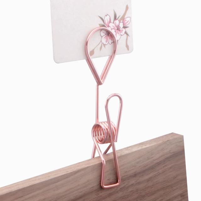 メモクリップ 単品 1個 メモホルダー ペインティングクリップ メモ立て