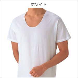 クレープ肌着 波シボ 綿100% 半袖U首 インナー Tシャツ 2枚組 グンゼ