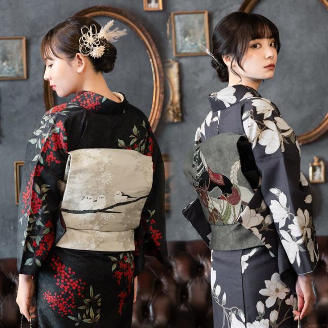 【2025-2026年新作】京袋帯 単品 数量限定 KIMONOMACHI オリジナル「きもの福袋から飛び出したオリジナル帯」ポリエステル 名古屋帯【メール便不可】_18