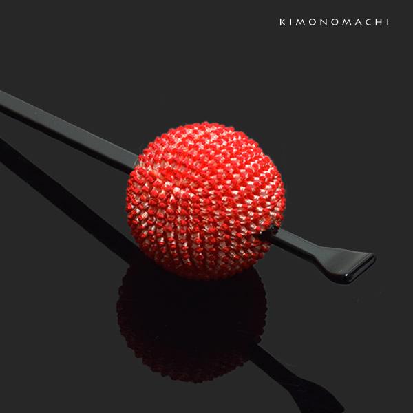 成人式 髪飾り 絞り玉 かんざし 赤色 玉かんざし 髪飾り 振袖 浴衣 成人式の通販はau Pay マーケット 京都きもの町