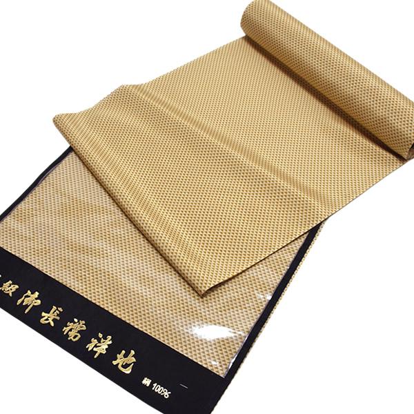 Prices down2】正絹 襦袢反物「ベージュ 鱗」 精華 未仕立て 着尺 洒落 