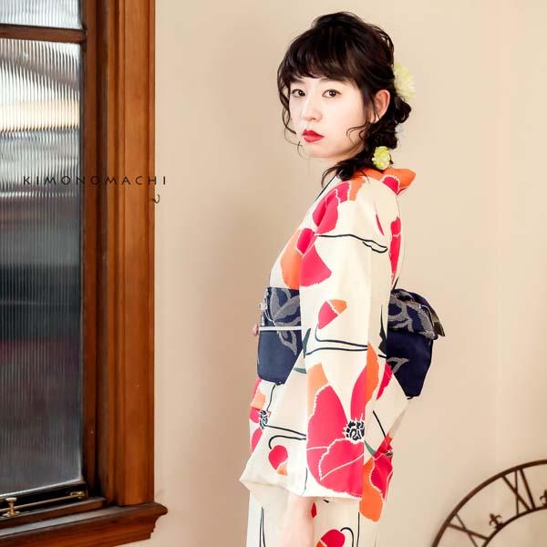 京都きもの町 オリジナル 浴衣 レディース ポリエステル浴衣 女性浴衣