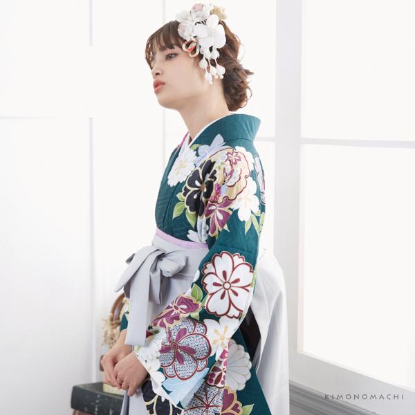【Prices down】髪飾り コームとUピン 2点セット 「象牙色 (No.50591白)」 振袖用髪飾り お花髪飾り 成人式 卒業式 結婚式 着物 【メール便不可】＜H＞ss2512wkk25_4