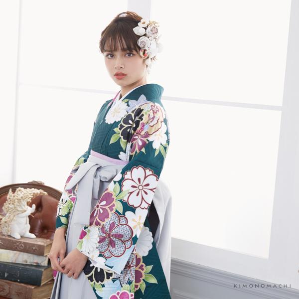 【Prices down】髪飾り コームとUピン 2点セット 「象牙色 (No.50591白)」 振袖用髪飾り お花髪飾り 成人式 卒業式 結婚式 着物 【メール便不可】＜H＞ss2512wkk25_6