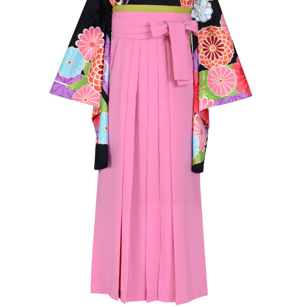 Prices down2】袴卒業式 袴 単品 「ピンク 無地 S・M・L・LL・3Lサイズ