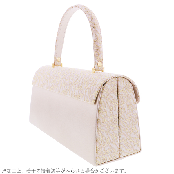 礼装 草履 バッグ セット レディース 礼装用草履バッグセット 「Robe Decolletee ローブデコルテ B型 マーブル×梨地 ゴールド」 草履LLサイズ ＜H＞＜T＞_2