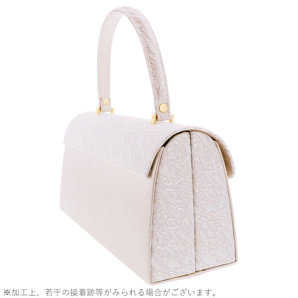 【Prices down】礼装 草履 バッグ セット レディース 礼装用草履バッグセット 「Robe Decolletee ローブデコルテ B型 マーブル×梨地 シルバー」 草履LLサイズ ＜H＞＜T＞_2