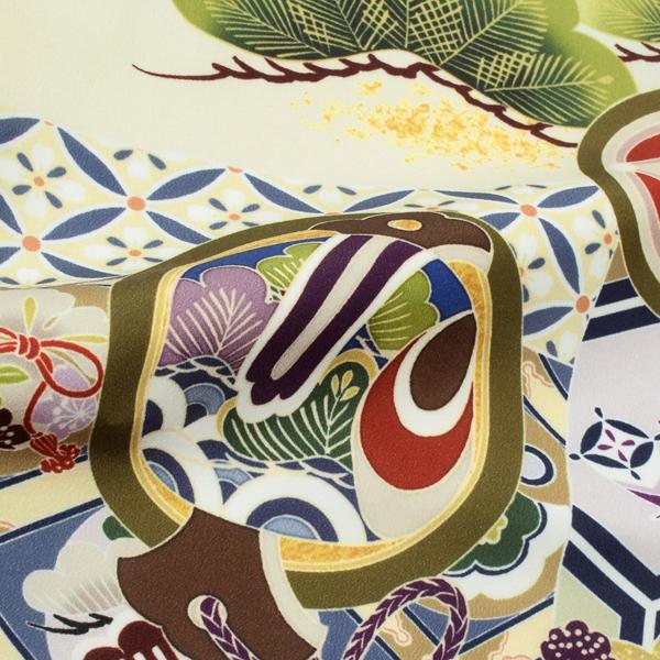 七五三 着物 男の子 5歳 羽織・着物アンサンブル 「鷹 水色系」 小柄な