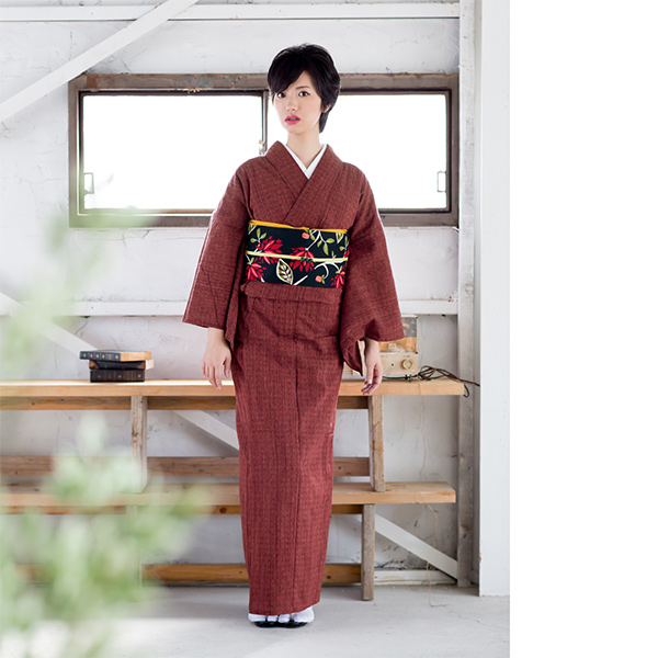 木綿着物prices Down 洗える着物 木綿着物 単品 ボルドー格子 お仕立て上がり オリジナル レディース 単衣着物 コットン プレタ着物の通販はau Pay マーケット 京都きもの町