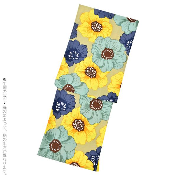 KIMONOMACHI オリジナル 浴衣 レディース 吸水速乾 ポリエステル浴衣