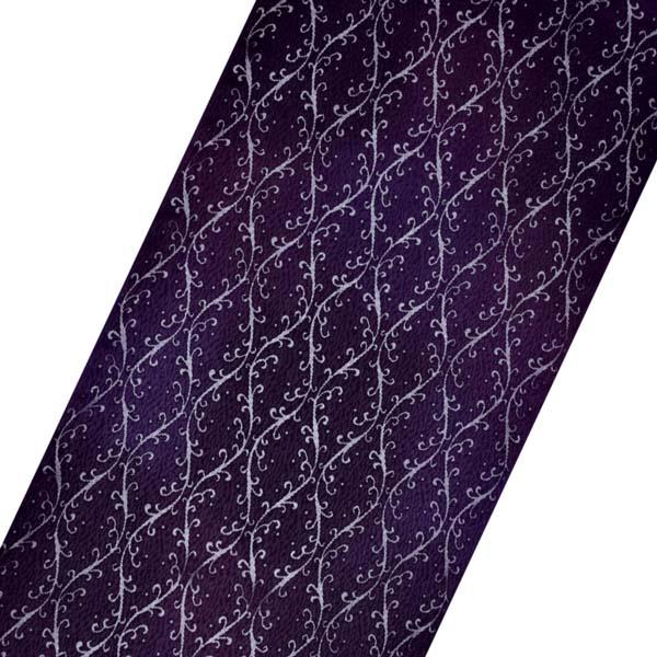 反物紬着尺紫色