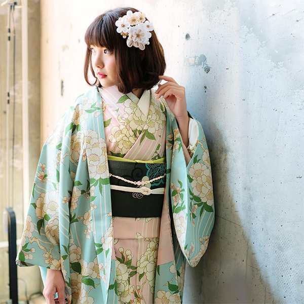 Japanise kimono 着物 羽織紐 (日本伝統 絹 紺 ネイビー 未使用