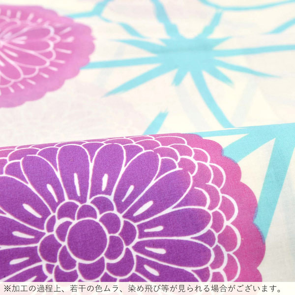 浴衣 レディース 単品「クリーム地に水色麻の葉 花」フリーサイズ yukata 【メール便不可】ss2403ykl10ss2406ykl20の通販は