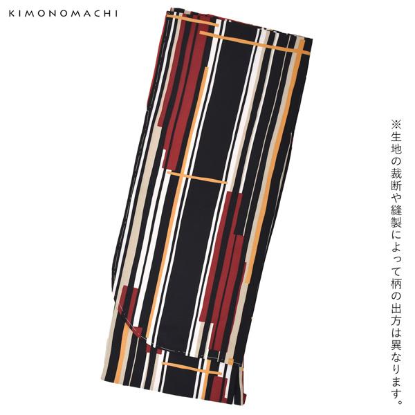二尺袖 着物単品 「ラインカラー 黄色×薄香」 KIMONOMACHIオリジナル お仕立て上がり レディース 洗える着物 二尺袖 着物 袴 卒業式 謝恩会 通常丈 長着 カジュアル着物 【メール便不可】ss2506kck20_8